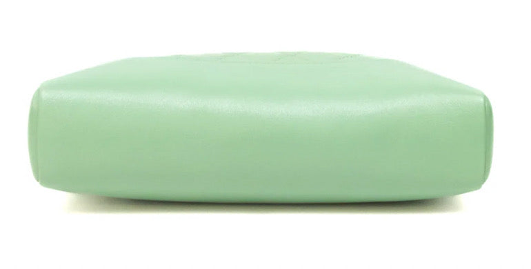 Chanel Mini 31 Green Shiny Lambskin Gold Hardware