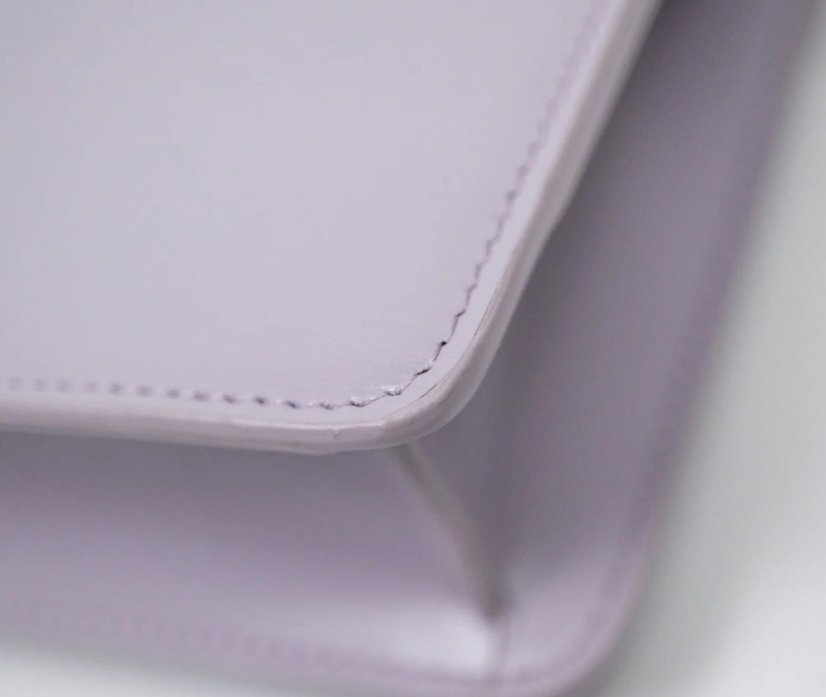 Celine margo wallet on chain in purple lavender shiny calfskin