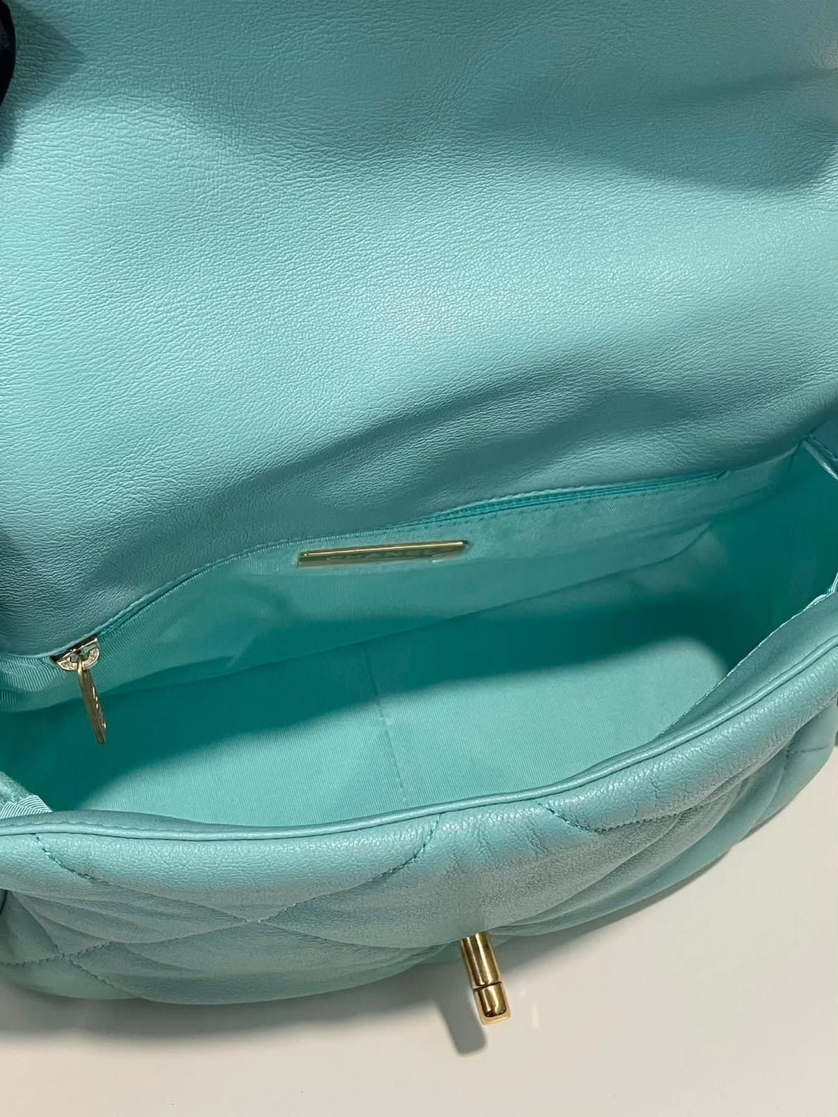 Chanel 19 Flap Bag Tiffany Blue