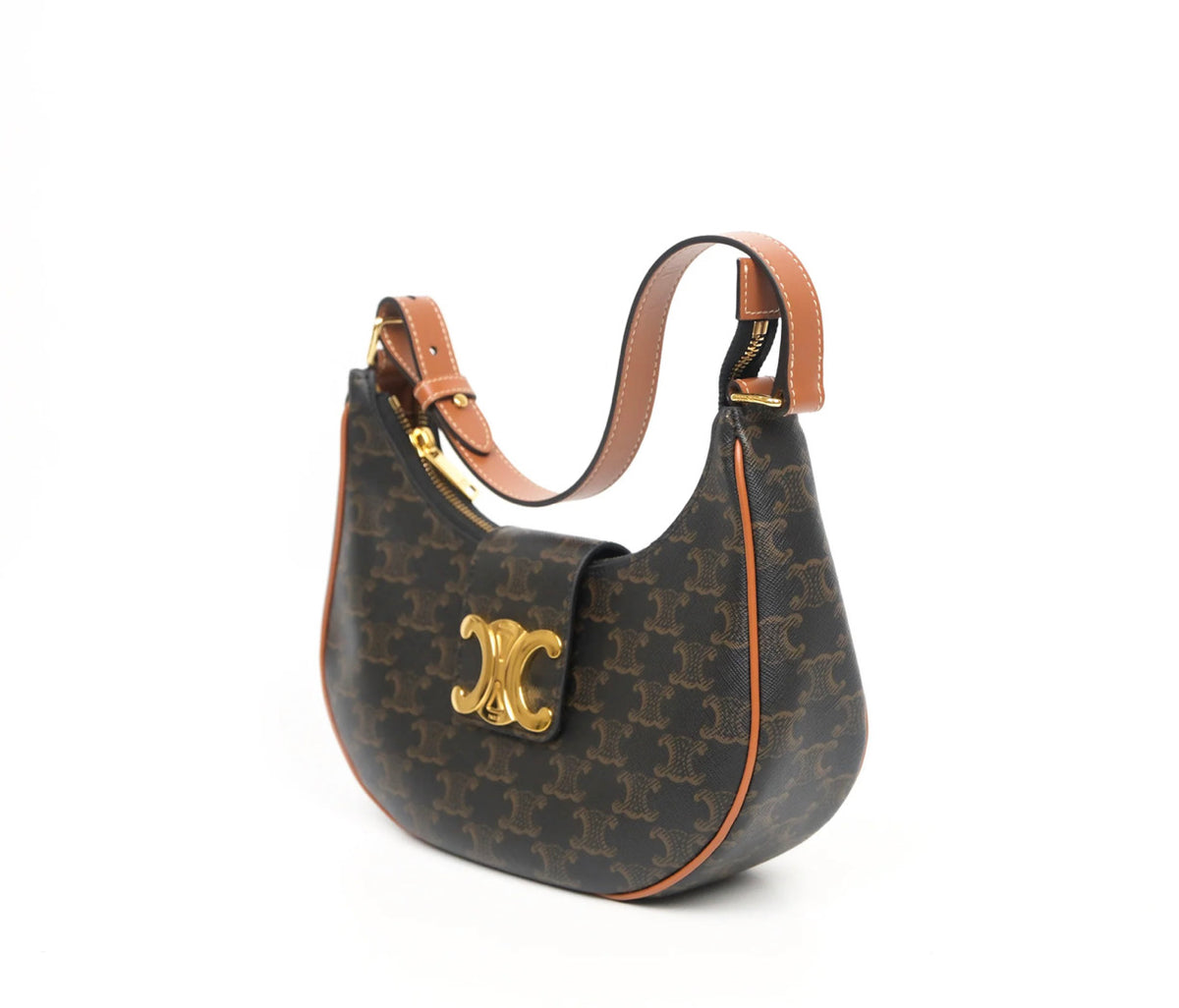 Celine medium Ava triomphe bag canvas