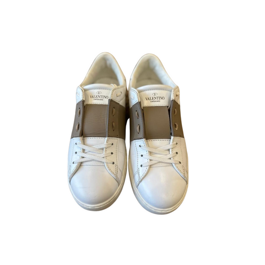 Valentino Calfskin Open Sneakers