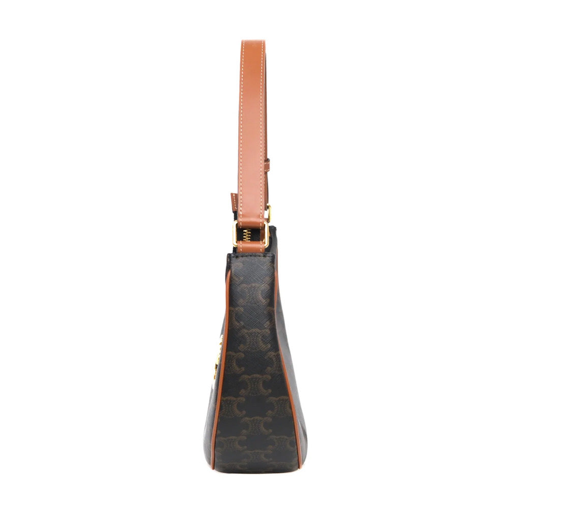 Celine medium Ava triomphe bag canvas