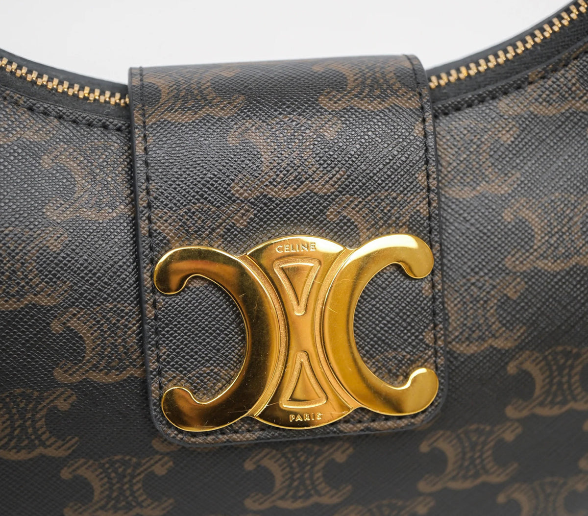 Celine medium Ava triomphe bag canvas