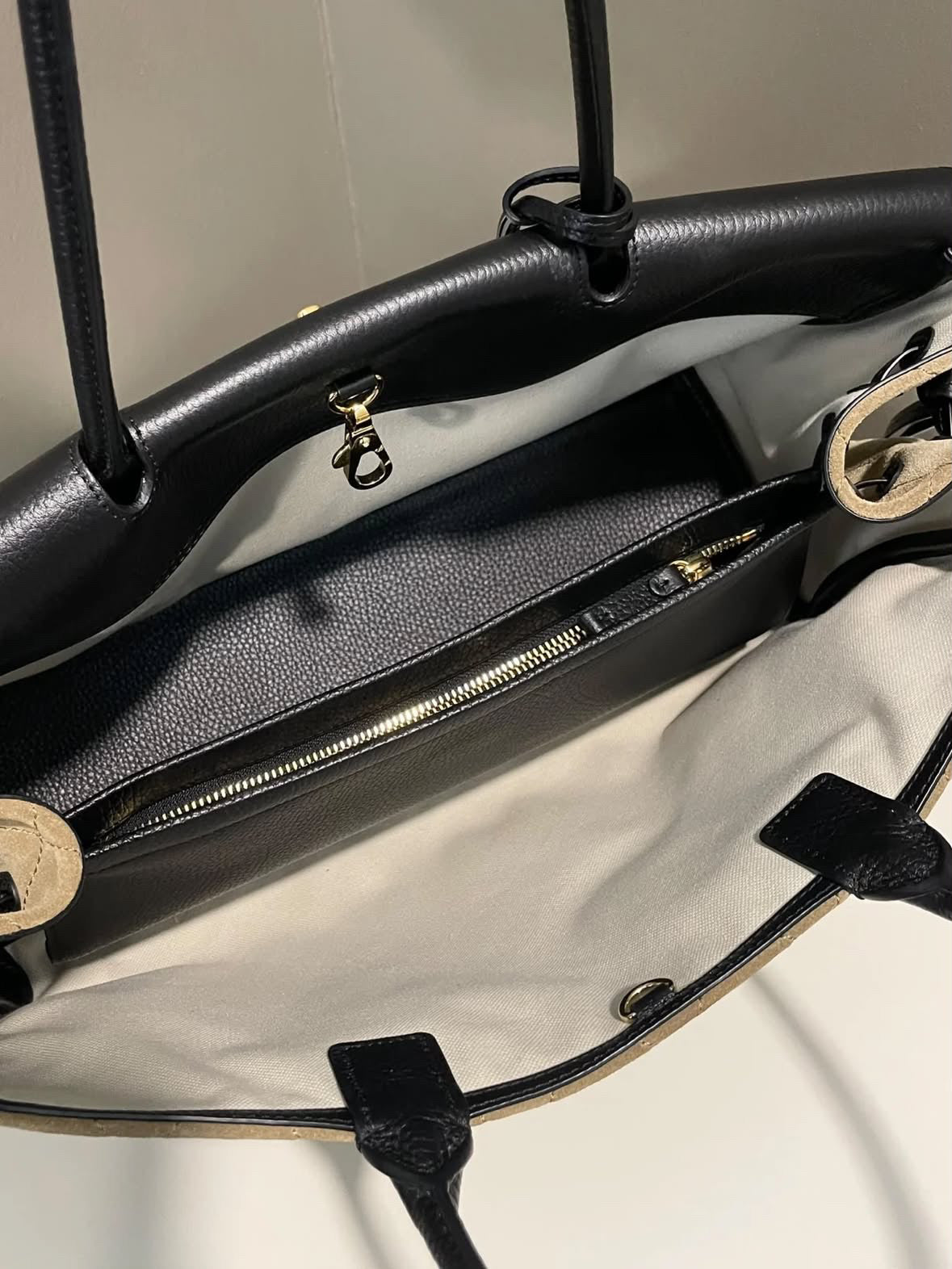 Chanel Métiers d’art 2026 Shopping Bag Dark Beige Suede