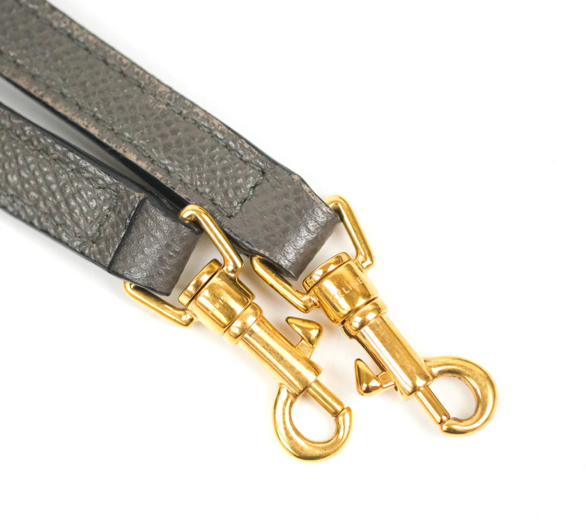 Celine nano belt bag grey grained calfskin