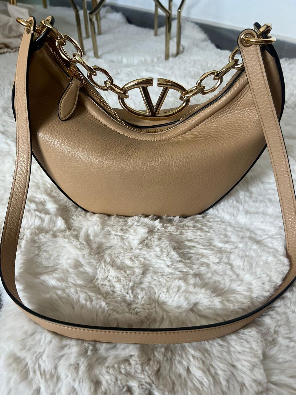 Valentino Moon Hobo Bag With Chain