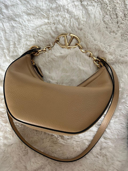 Valentino Moon Hobo Bag With Chain